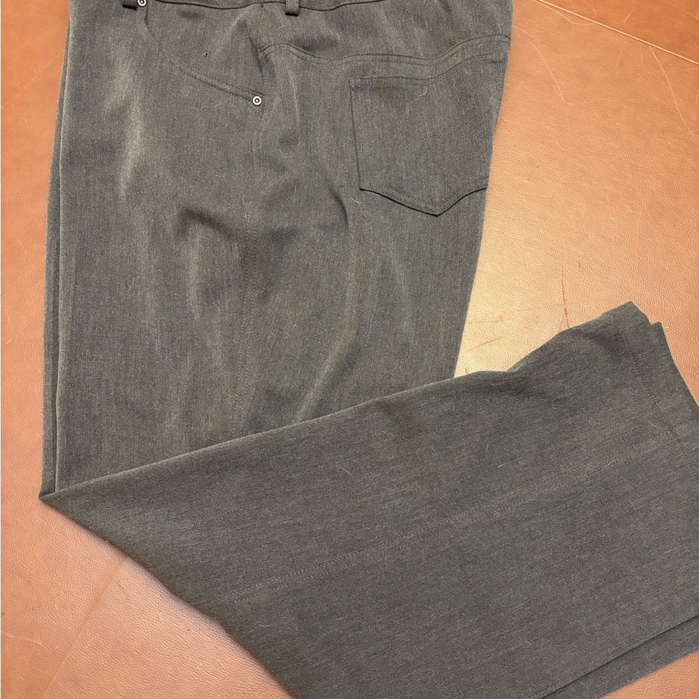 Rafaella Women's Gray Straight Leg Pants - Picture 7 of 8